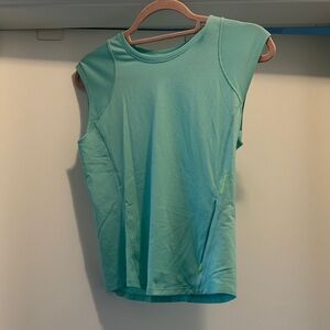 Lululemon Sleeveless Aqua Top